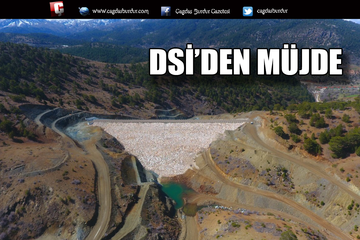 DSİ’DEN MÜJDE