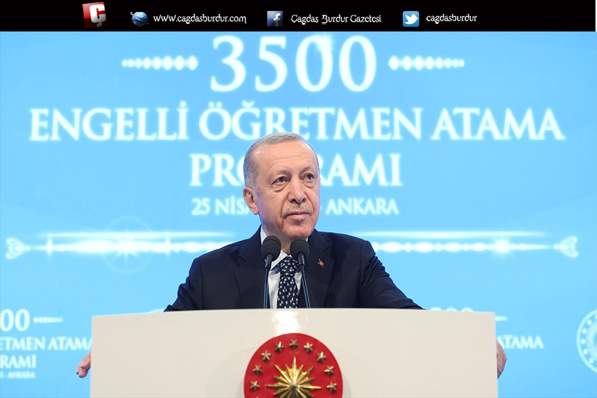 CUMHURBAŞKANI ERDOĞAN: HER İYİLEŞTİRMEDEN ÖĞRETMENLERİMİZ DE YARARLANMAYA DEVAM EDECEK