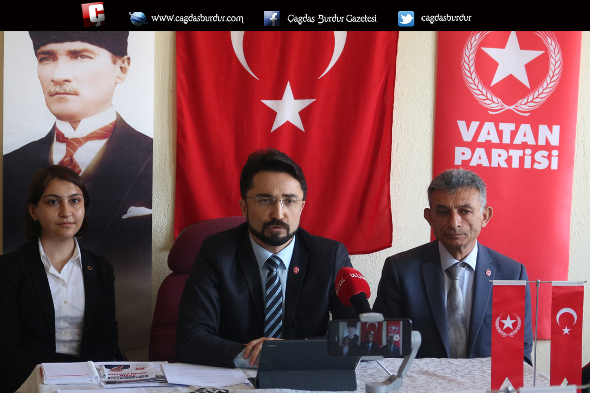 BURDUR VATAN PARTİSİ MİLLETVEKİLİ ADAYLARINI AÇIKLADI