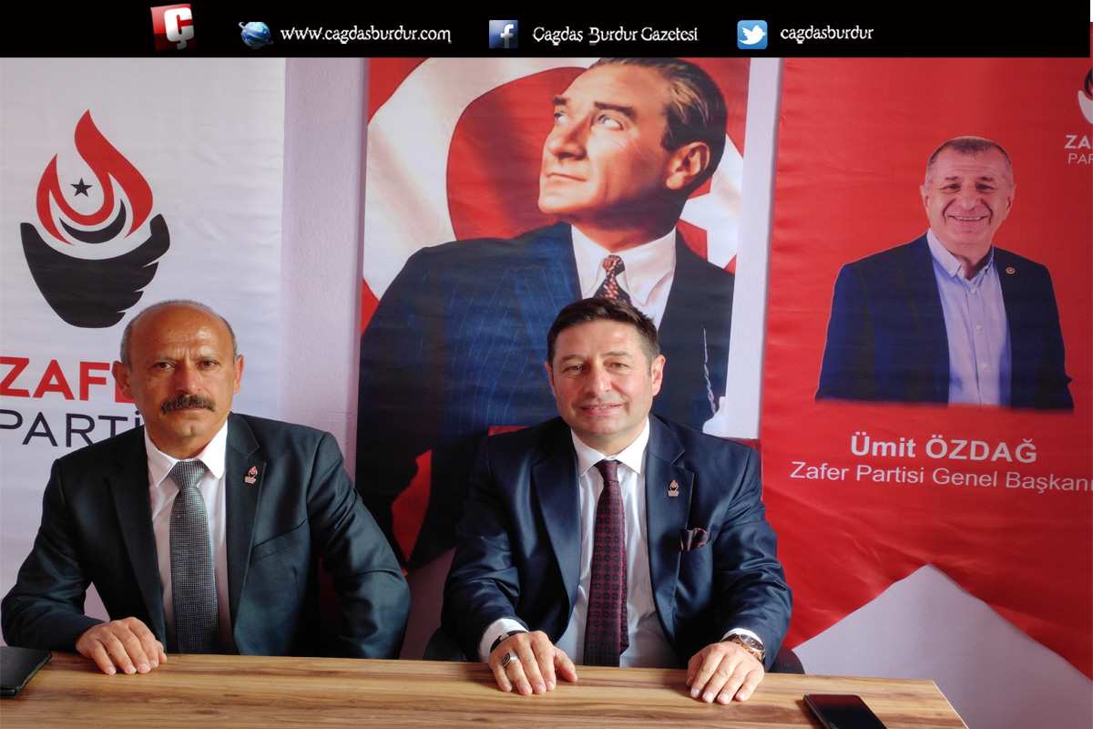 ZAFER PARTİSİ BURDUR MİLLETVEKİLİ ADAYI ERAY ERTÜRK GAZETECİLERLE BİR ARAYA GELDİ