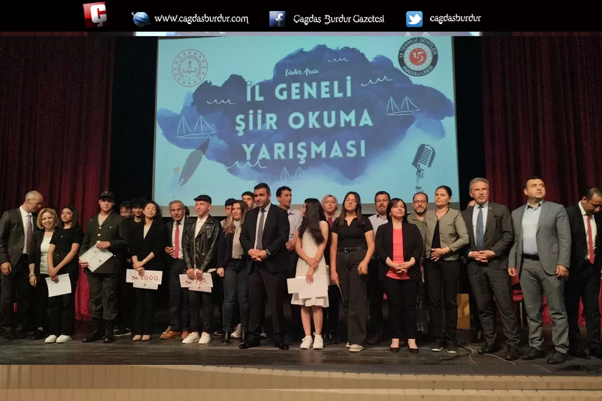 LİSELER ARASI ŞİİR YARIŞMASI DÜZENLENDİ