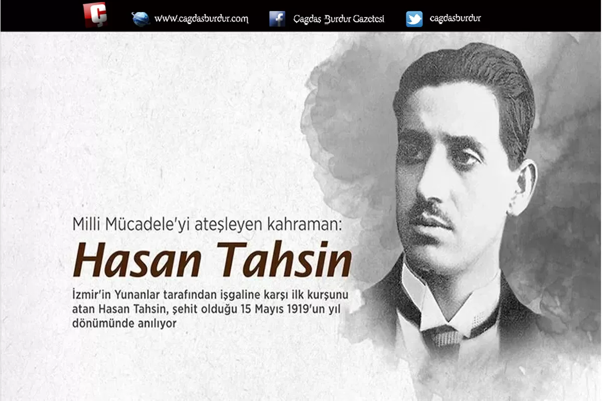 GAZETECİ HASAN TAHSİN ŞEHİT EDİLİŞİNİN 104. YILINDA ANILDI