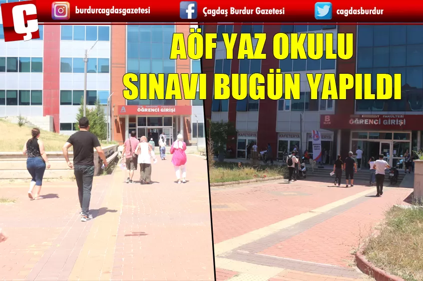 AÇIKÖĞRETİM YAZ OKULU SINAVI BUGÜN YAPILDI