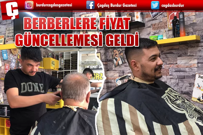 BERBER VE KUAFÖR FİYATLARINDA GÜNCELLEMEYE GİDİLDİ