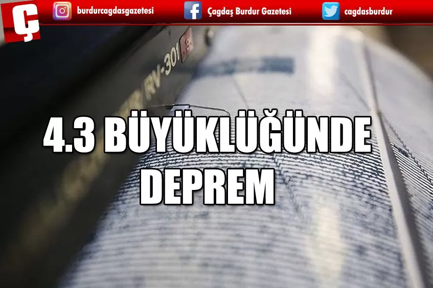 MALATYA'DA 4,3 BÜYÜKLÜĞÜNDE DEPREM 