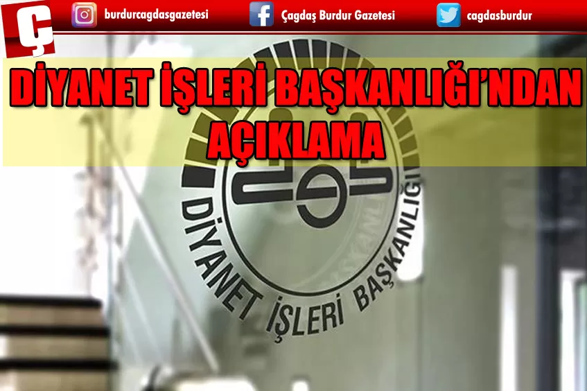 DİYANET, ESKİ PERSONELİNİN CEZA ALMASINA İLİŞKİN BEYANLARININ GERÇEĞİ YANSITMADIĞINI BİLDİRDİ