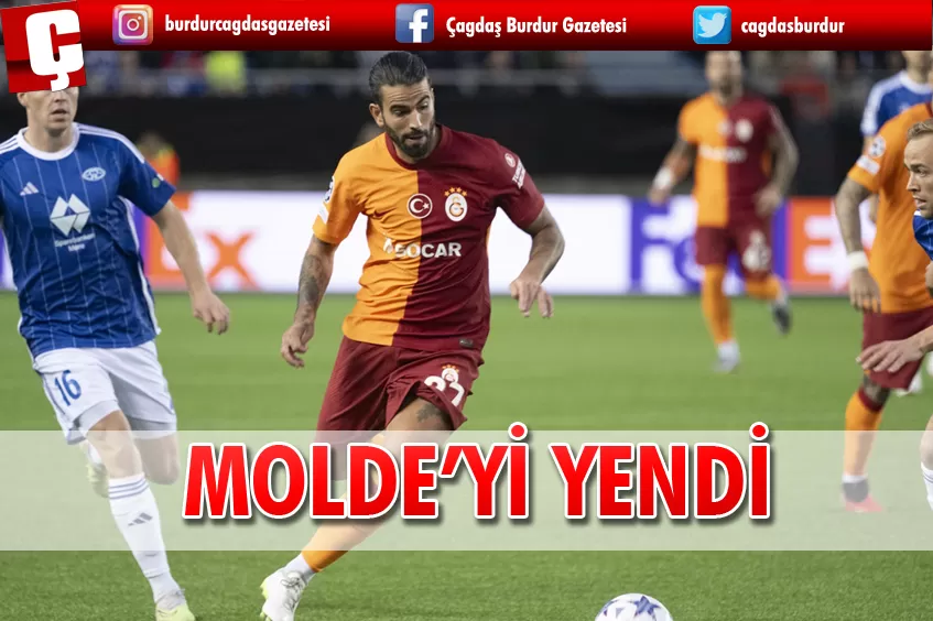 GALATASARAY MOLDE'Yİ DEPLASMANDA YENDİ