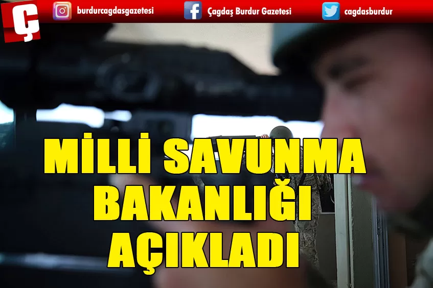 IRAK'IN KUZEYİ'NDE 2 TEÖRİST ETKİSİZ HALE GETİRİLDİ