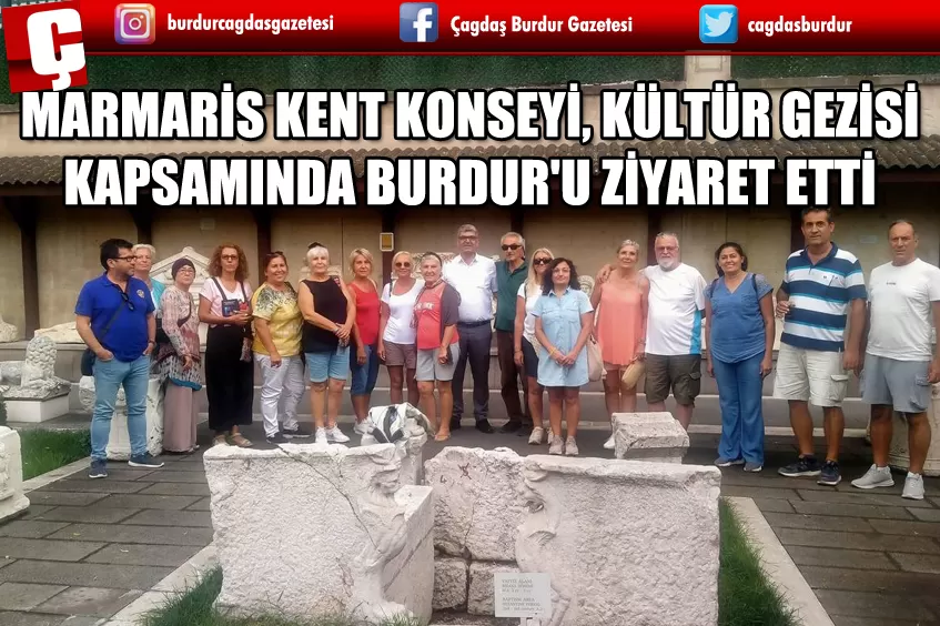 MARMARİS KENT KONSEYİ BURDUR’U GEZİYOR