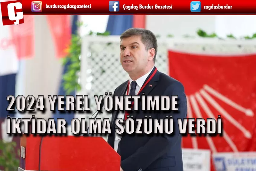 BAŞKAN ERCENGİZ'DEN COŞKULU KONGRE KONUŞMASI: CHP, BURDUR'DA İKTİDAR OLACAK!