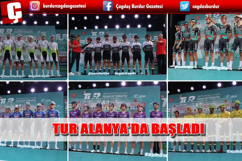 BİSİKLET TURU ALANYA'DA BAŞLADI