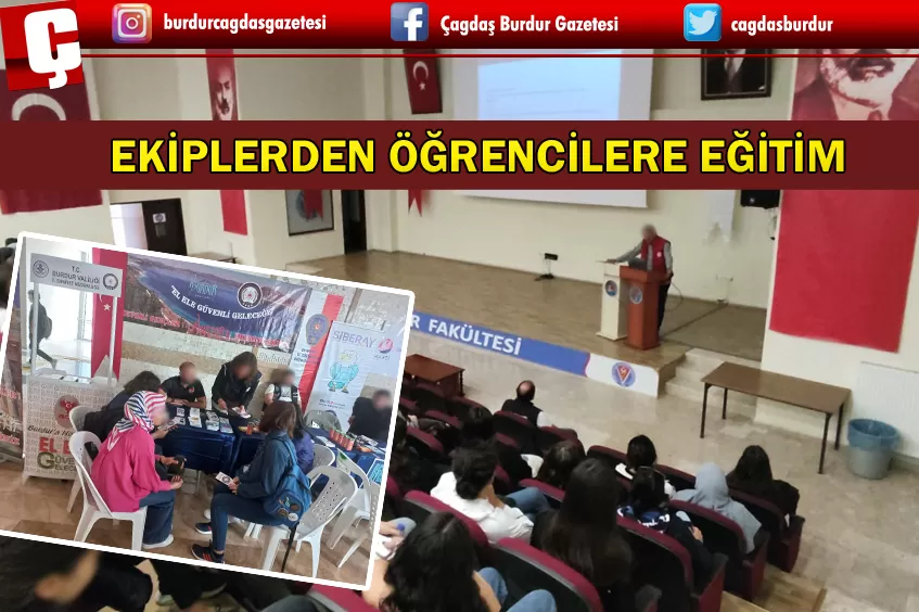 EMNİYET EKİPLERİNDEN ÖĞRENCİLERE EĞİTİM