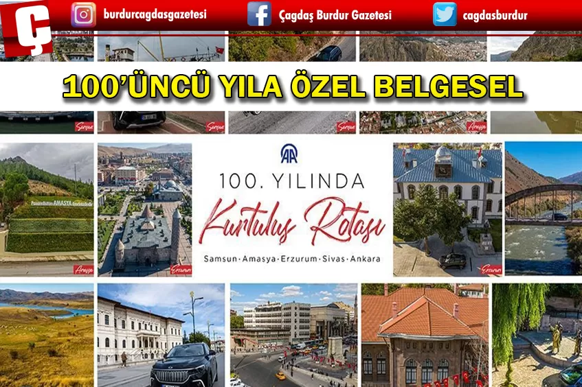 ANADOLU AJANSI'NDAN CUMHURİYET'İN 100. YILINA ÖZEL 100. YILINDA KURTULUŞ ROTASI BELGESELİ