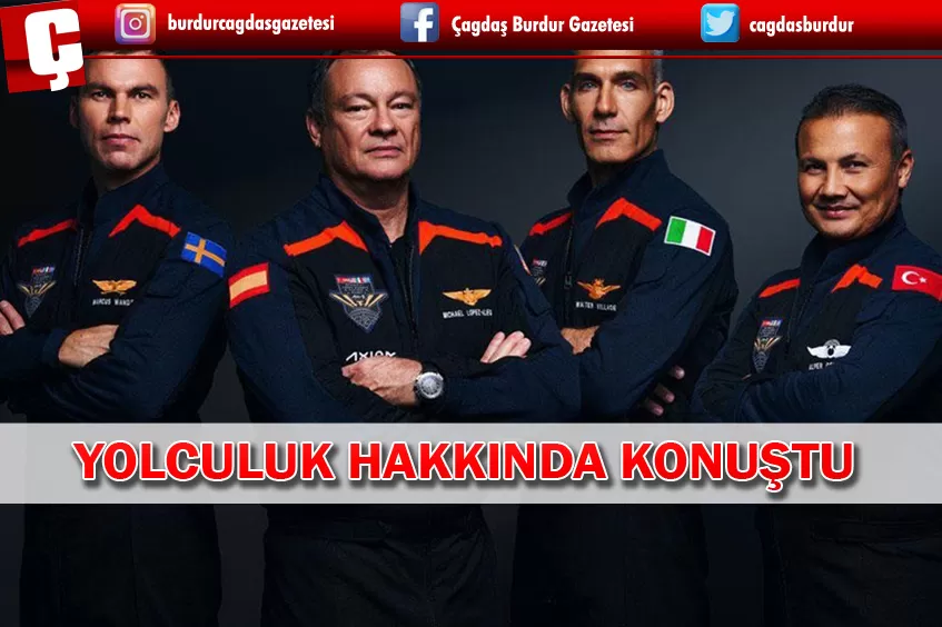 TÜRK ASTRONOT ALPER GEZERAVCI, UZAY YOLCULUĞU HAKKINDA KONUŞTU