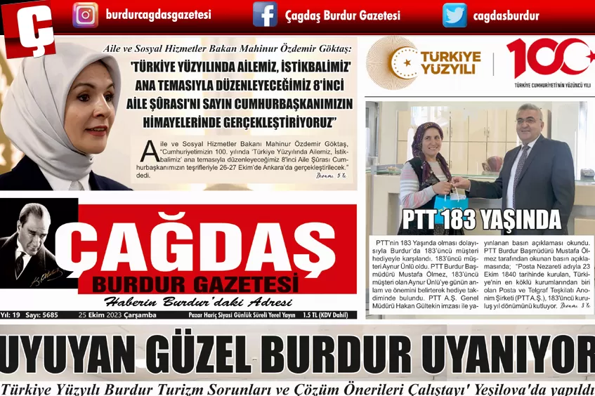 GAZETEMİZ 25 EKİM TARİHLİ SAYISI