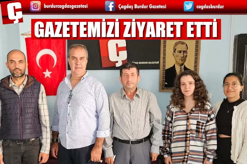 HÜSEYİN AYDOĞAN’DAN GAZETEMİZE ZİYARET