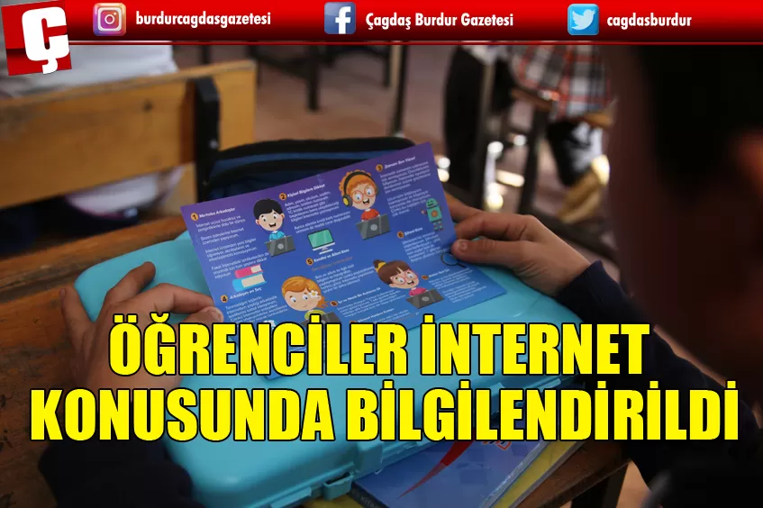 ANTALYA'DA ÖĞRENCİLER GÜVENLİ İNTERNET KONUSUNDA BİLGİLENDİRİLDİ