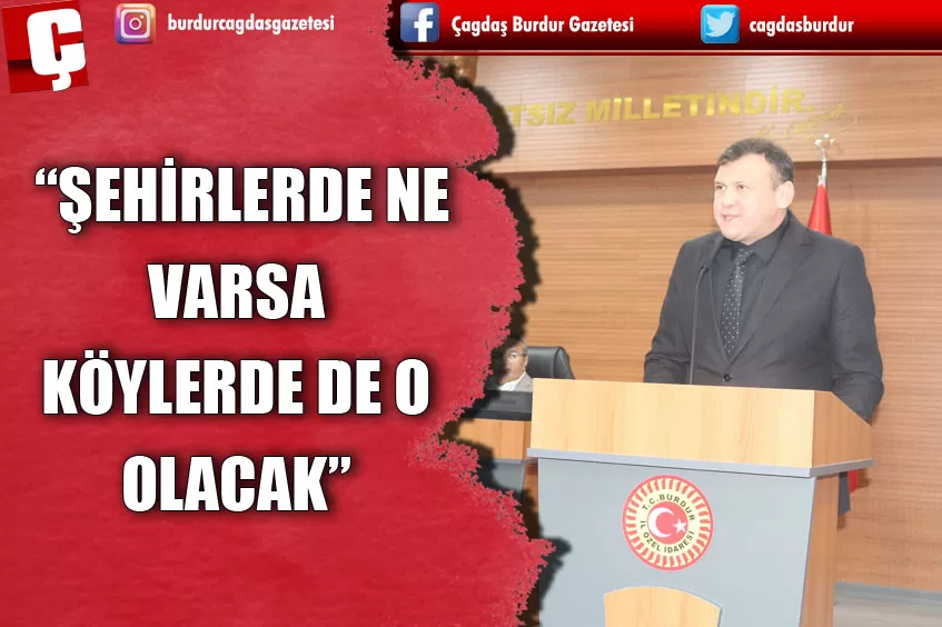 ERTİLAV: “ŞEHİRLERDE NE ZARSA KÖYLERİMİZ DE DE O OLACAK”