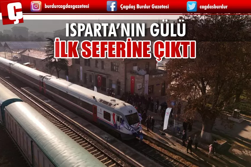 GÜLLER EKSPRESİ İLK SEFERİNE UĞURLANDI