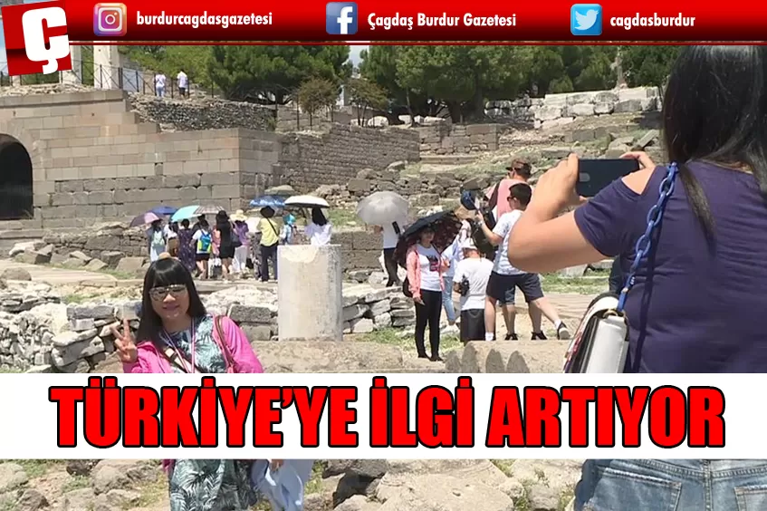 ÇİNLİ TURİSTLERİN TÜRKİYE İLGİSİ ARTIYOR