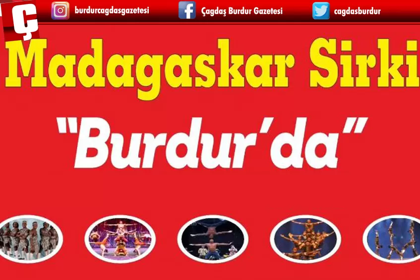 MADAGASKAR SİRKİ BURDUR’A GELİYOR