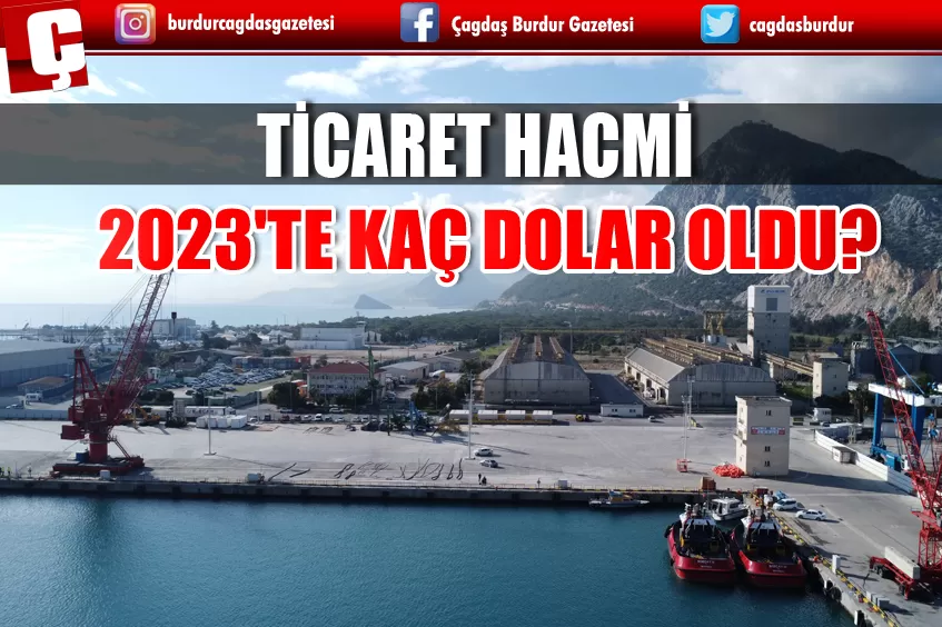 ANTALYA SERBEST BÖLGE'NİN TİCARET HACMİ 2023'TE 1,1 MİLYAR DOLAR OLDU