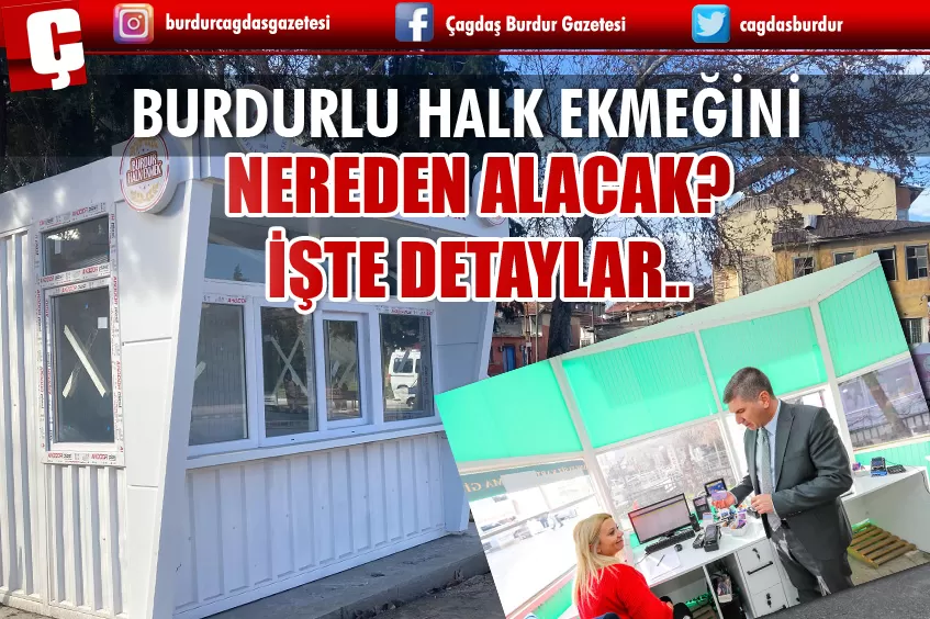 BURDUR'DA HALK EKMEK SATIŞ NOKTALARI BELLİ OLDU!