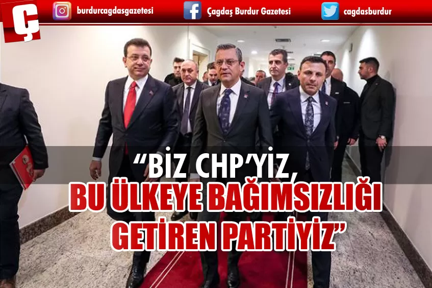 CHP LİDERİ ÖZGÜR ÖZEL, İSTANBUL BÜYÜKŞEHİR BELEDİYESİ ADAY TANITIM TOPLANTISINDA KONUŞTU: 