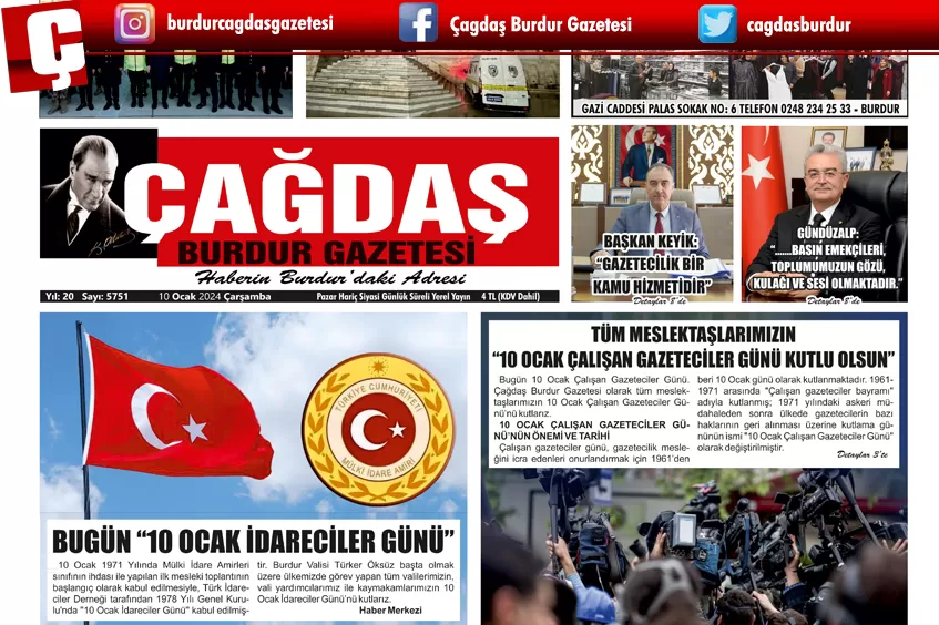 GAZETEMİZ 10 OCAK 2024 TARİHLİ SAYISI