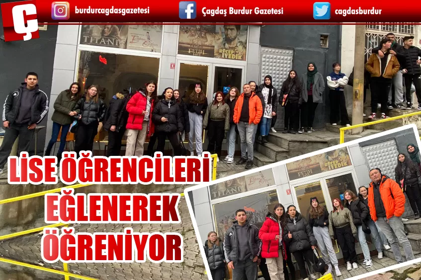 LİSE ÖĞRENCİLERİ EĞLENEREK ÖĞRENİYOR