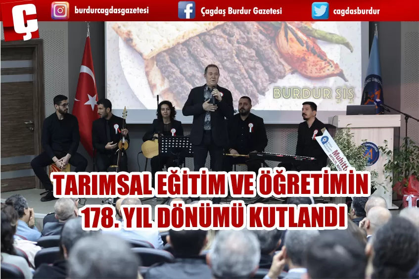 TARIMSAL EĞİTİM VE ÖĞRETİMİN 178. YIL DÖNÜMÜ KUTLANDI