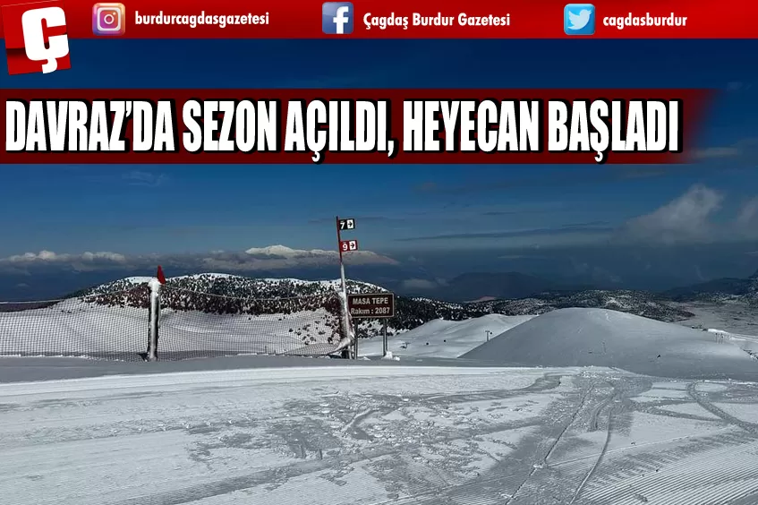 DAVRAZ KAYAK MERKEZİ'NDE SEZON AÇILDI