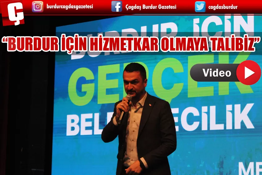 AK PARTİ BURDUR MİLLETVEKİLİ MUSTAFA OĞUZ; 