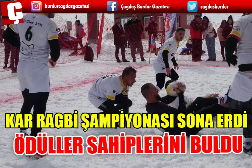 KAR RAGBİ ŞAMPİYONASI 2 BİN RAKIMDA KIYASIYA MÜCADELELERLE SONA ERDİ  