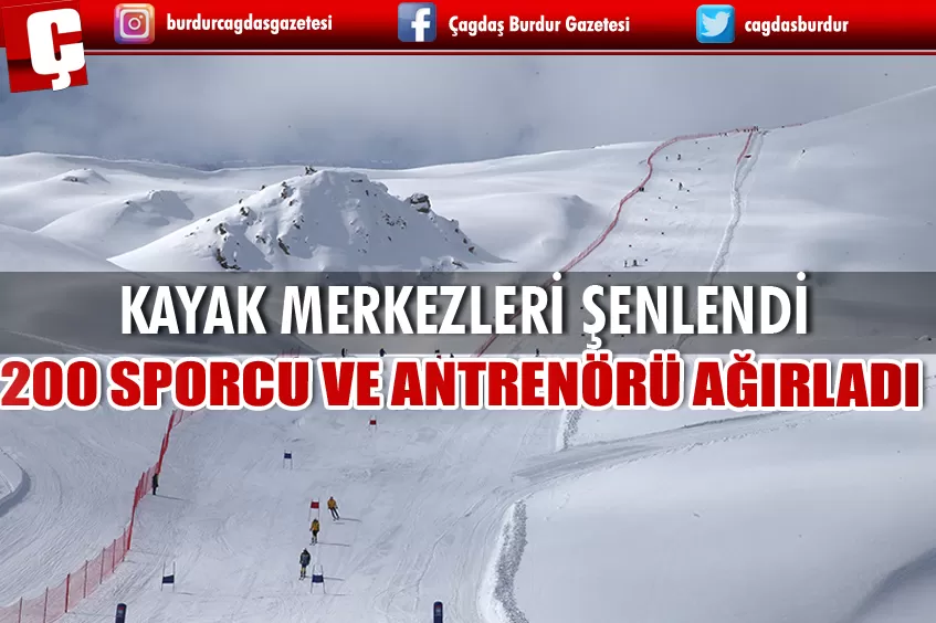 KAYAK MERKEZİ FARKLI İLLERDEN SPORCULARLA ŞENLENDİ