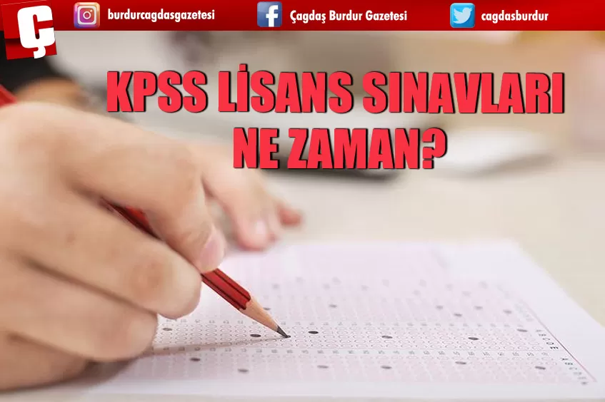 KPSS LİSANS SINAVLARI NE ZAMAN?