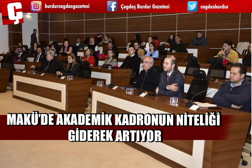 MAKÜ'DE 52 AKADEMİSYEN BİNİŞ GİYDİ 