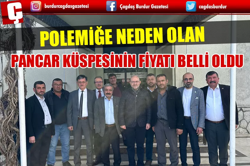 POLEMİĞE NEDEN OLAN YAŞ PANCAR KÜSPESİNİN FİYATI BELLİ OLDU