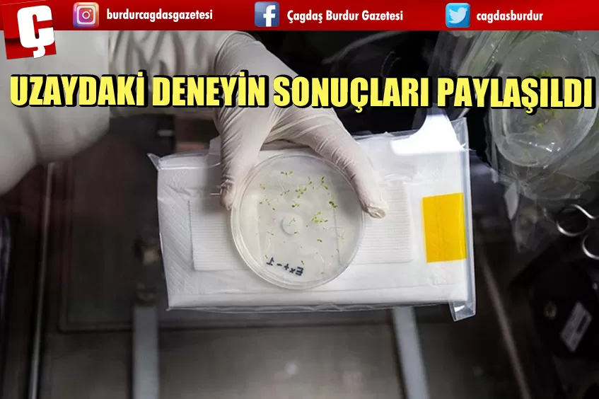 UZAYDAKİ DENEYİN SONUÇLARIN PAYLAŞILDI 