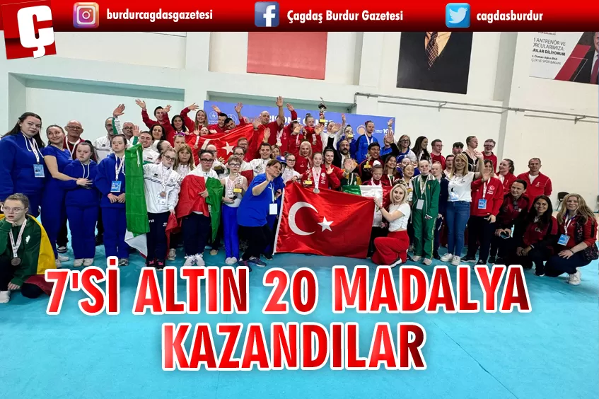 DOWN SENDROMLU CİMNASTİKÇİLER, TRİSOME OYUNLARI'NDA 7'Sİ ALTIN 20 MADALYA KAZANDI