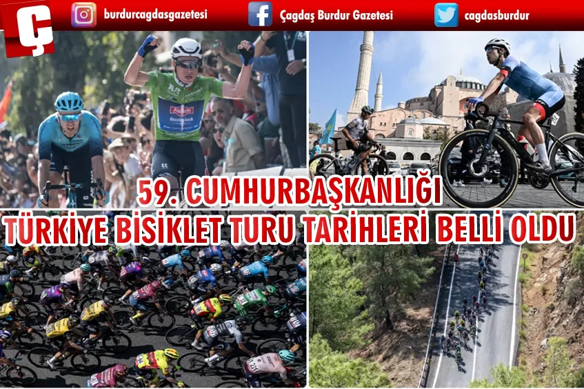 59. CUMHURBAŞKANLIĞI TÜRKİYE BİSİKLET TURU, 21-28 NİSAN’DA YAPILACAK