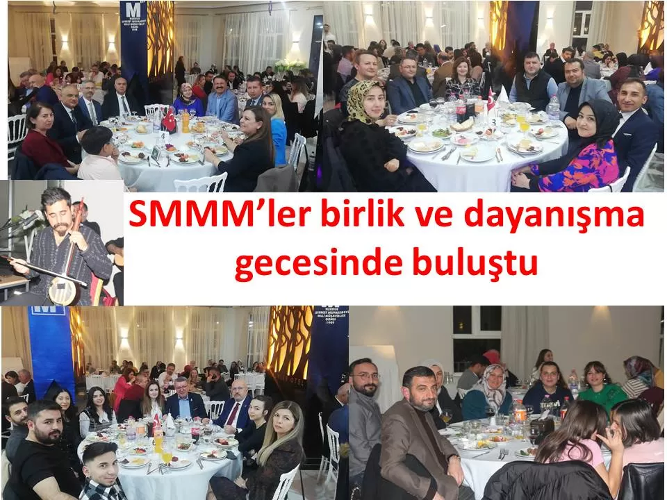 BURDUR’DA MUHASEBE AİLESİ BİRLİK VE DAYANIŞMA GECESİNDE BİR ARAYA GELDİ