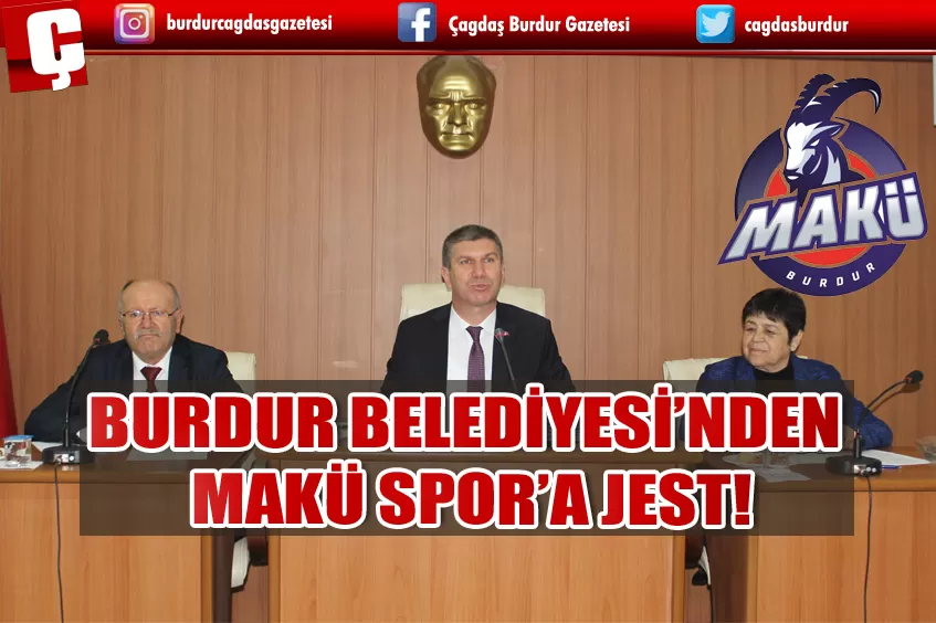 BURDUR BELEDİYESİ'NDEN MAKÜ SPOR'A JEST! 