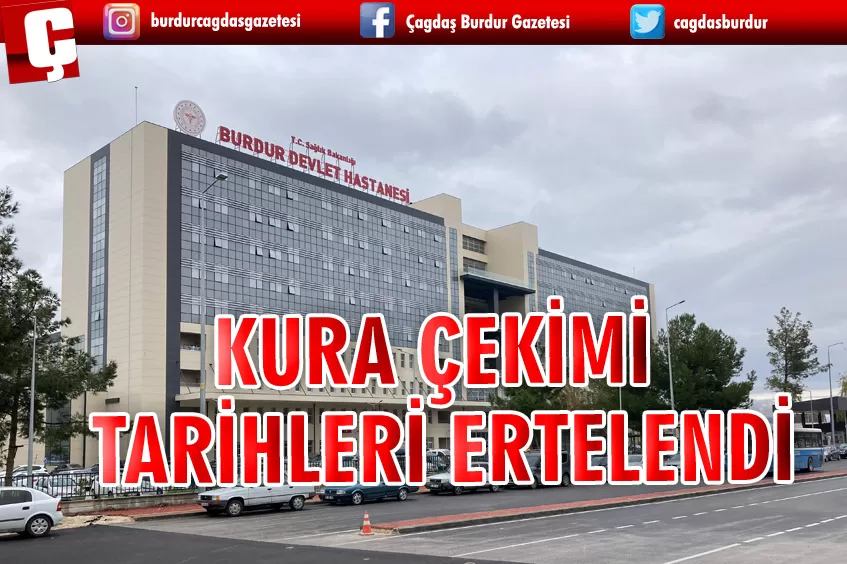 SAĞLIK BAKANLIĞI KURA ÇEKİMLERİ ERTELENDİ