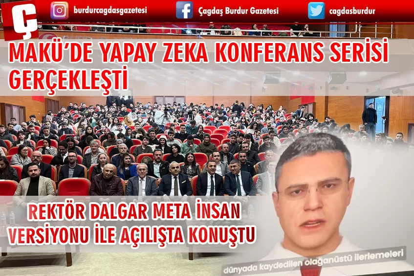 MAKÜ’DE YAPAY ZEKA KONFERANS SERİSİ GERÇEKLEŞTİ