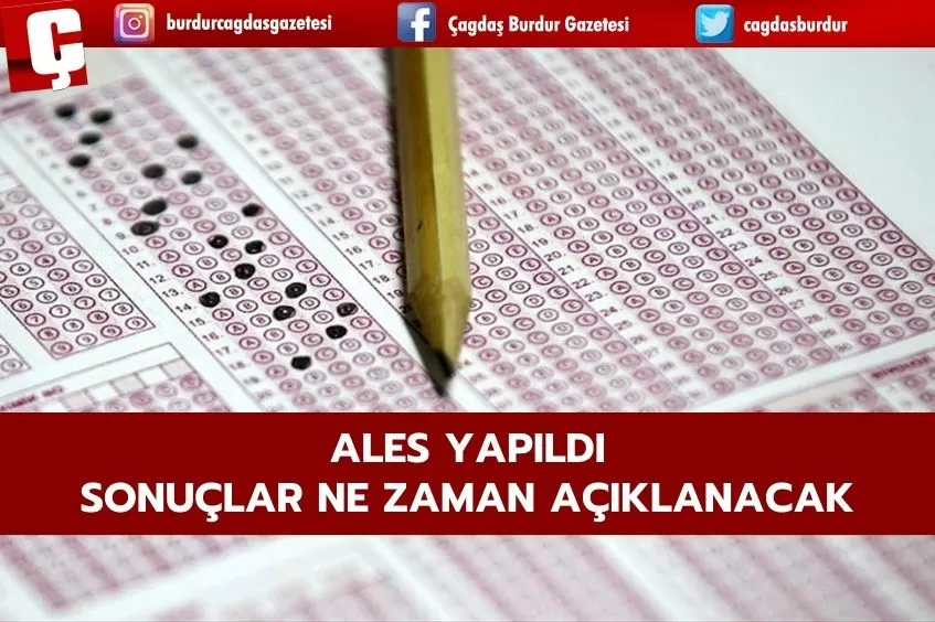 AKADEMİK PERSONEL VE LİSANSÜSTÜ EĞİTİMİ GİRİŞ SINAVI (ALES) YAPILDI