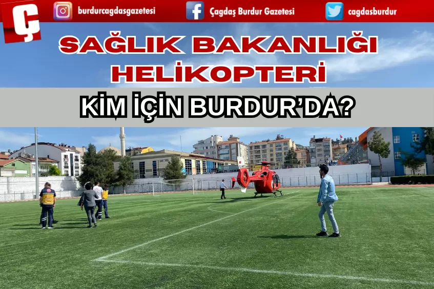 AMBULANS HELİKOPTERİ İLE ANKARA'YA GİTTİ 