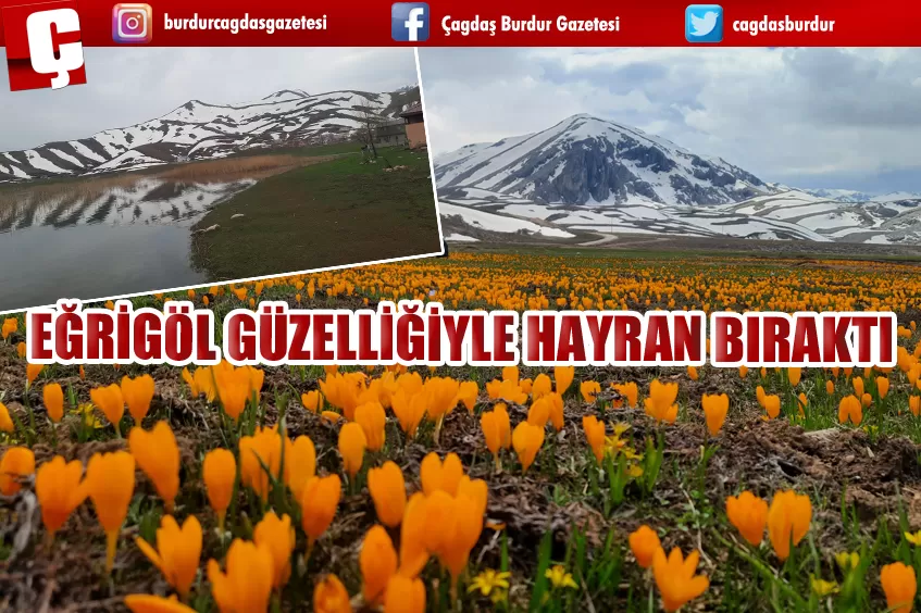 EĞRİGÖL GÜZELLİĞİYLE HAYRAN BIRAKTI 