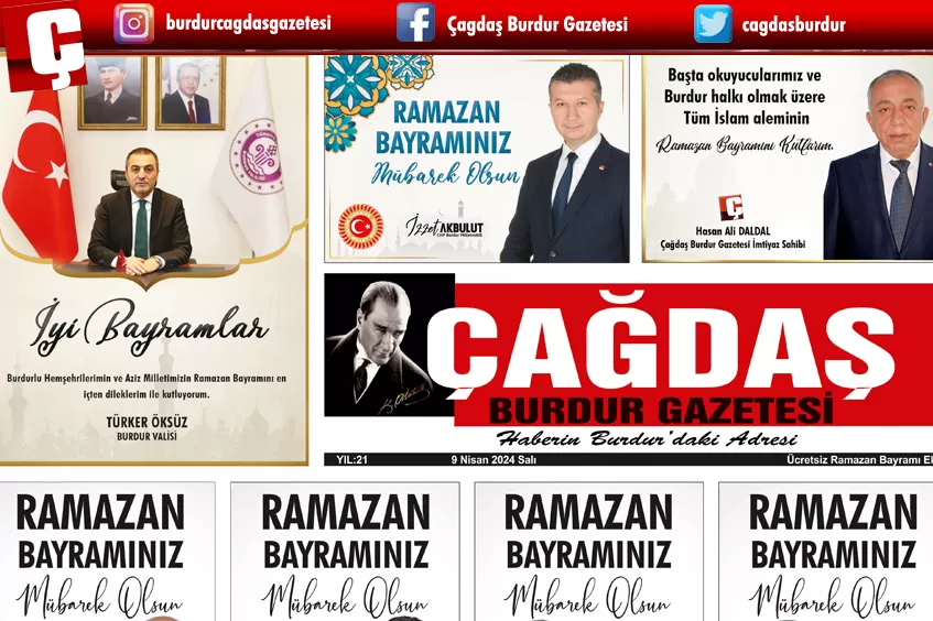 GAZETEMİZ RAMAZAN BAYRAMI EKİ