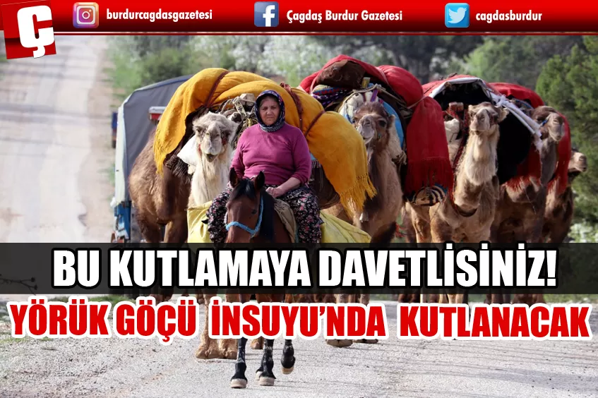 BURDURLULAR BU KUTLAMAYA DAVETLİSİNİZ! YÖRÜK GÖÇÜ BU YIL İNSUYU MAĞARASI’NDA KUTLANACAK